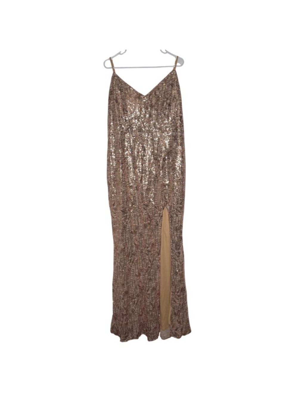 Miss Ord Spaghetti Strap Backless Sequin Dress Women's Size 4SXL New With Tags! - Picture 2 of 5
